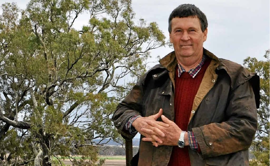 Despite having already harvested his grain crops farmer Richard Jubb is pleased with the latest rainfall which will prep the soil for the winter crop. Despite having already harvested his grain crops farmer Richard Jubb is pleased with the latest rainfall which will prep the soil for the winter crop.